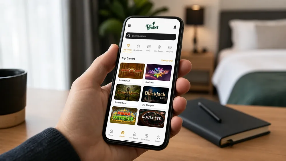 The Mr Green App for iPhone Users